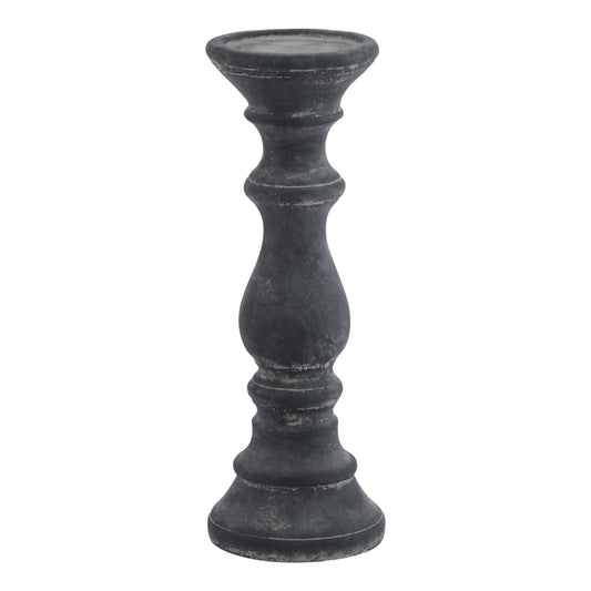 Amalfi Grey Column Candle Holder