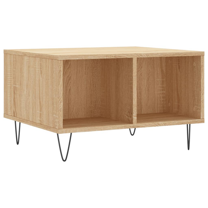 vidaXL Coffee Table Sonoma Oak 60x50x36.5 cm Engineered Wood