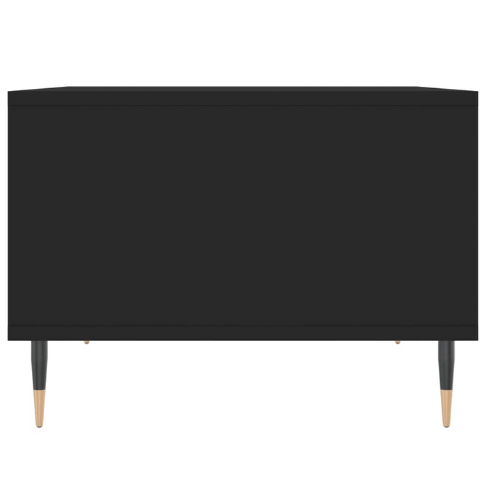 vidaXL Coffee Table Black 60x50x36.5 cm Engineered Wood