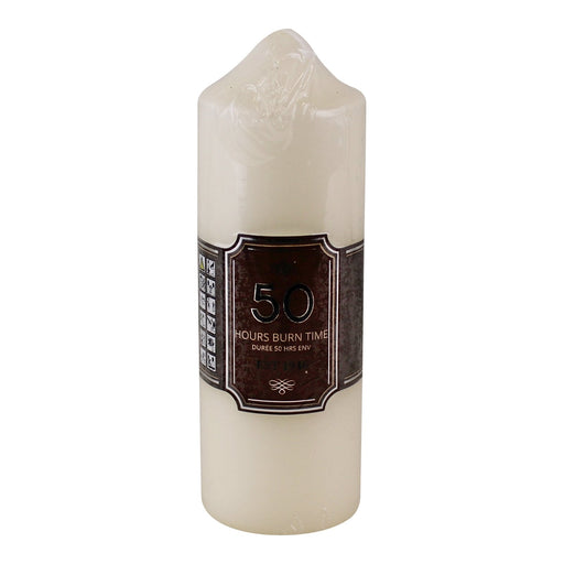 50 Hour Burn Time Pillar Candle - Kozeenest