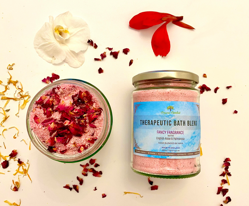 Luxury Bath Blend - Fancy Fragrance - Rose & Palmarosa