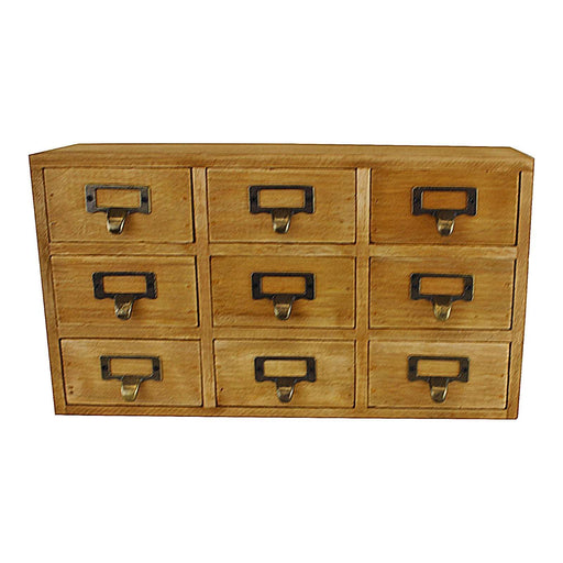 9 Drawer Triple Level Small Storage Unit, Trinket Drawers - Kozeenest