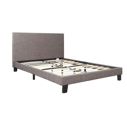 Double Package | Berlin Double Bed Grey & SleepSoul Air Mattress-1