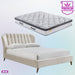 Double Premium Package | Elm Double Bed Brown & SleepSoul Heaven Mattress-0