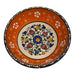 Handmade Ceramic Bowl Mexican Orange&White 15cm-0