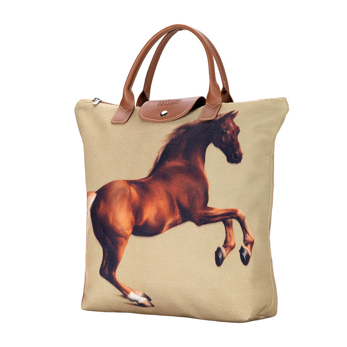 National Gallery Licensed Whistlejacket - Art Foldaway Bag-1