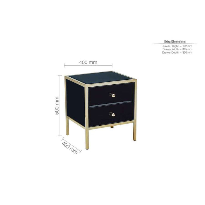 Fenwick 2 Drawer Bedside-6