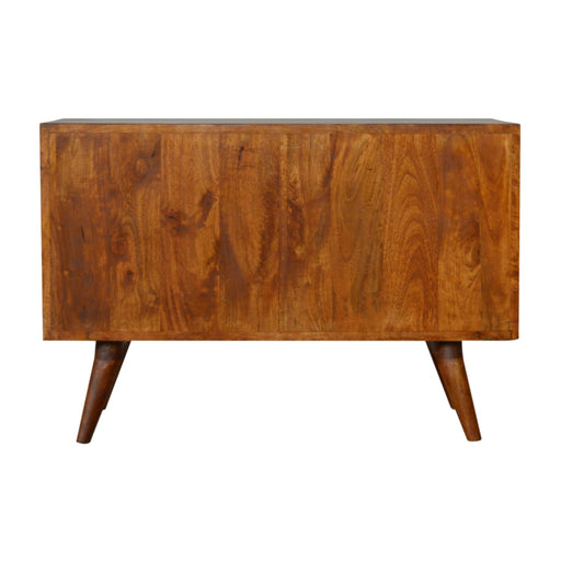 Carved Chestnut Sideboard-1