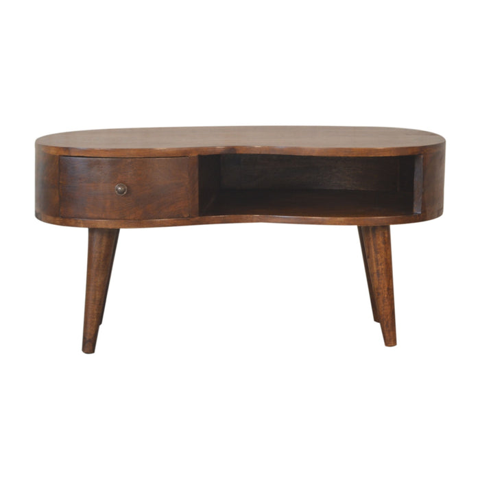 Chestnut Wave Coffee Table-0