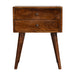 Chestnut Modern Solid Wood Bedside-1