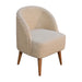 in3356 bouclé cream tub chair