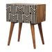 in3391 edessa bone inlay bedside