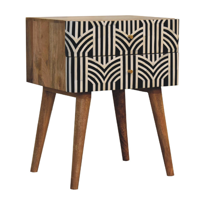 in3391 edessa bone inlay bedside