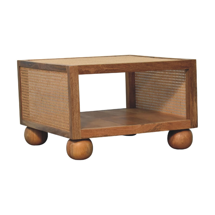 in3463 small rattan coffee table