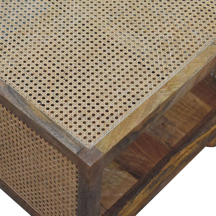 in3463 small rattan coffee table