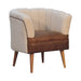 in3488 boucle cream buffalo armchair