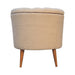 in3488 boucle cream buffalo armchair