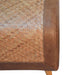 in3492 seagrass buffalo hide square nordic footstool