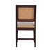 in3587 rattan boucle chestnut chair