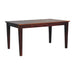 in3588 chestnut dining table