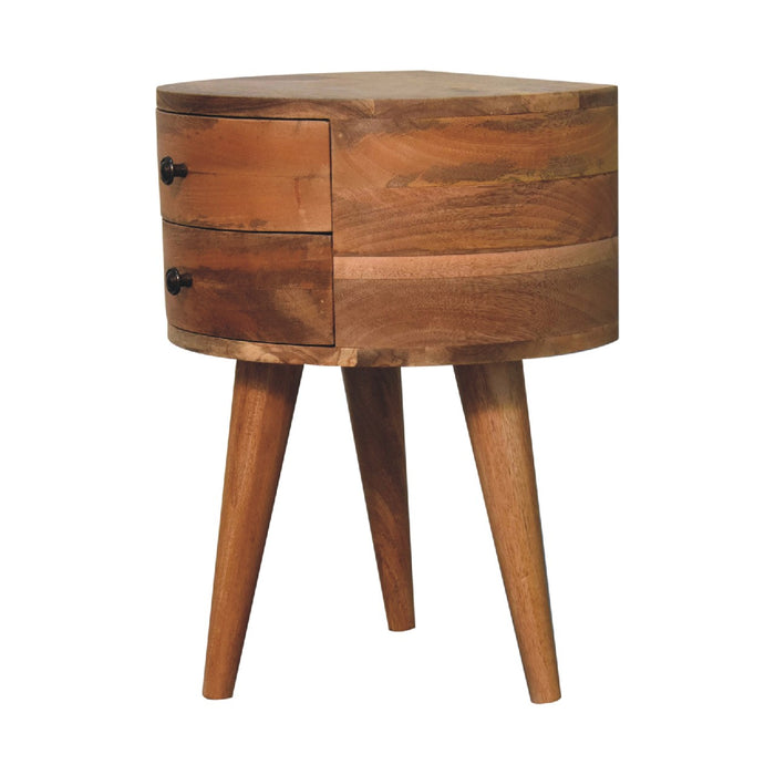 in3598 odyssey oak ish tripod bedside