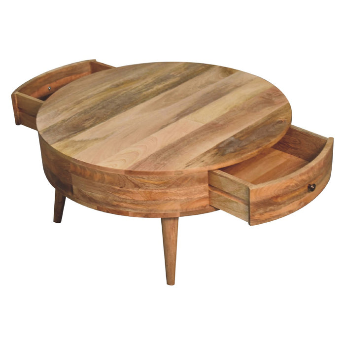 in3601 odyssey oak ish coffee table