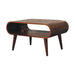 in3609 open chestnut coffee table