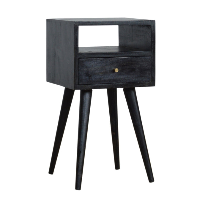 Mini Ash Black Bedside-2