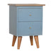 Blue Hand Painted Bedside-8