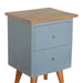 Blue Hand Painted Bedside-5