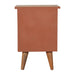 Brick Red Hand Painted Bedside-8