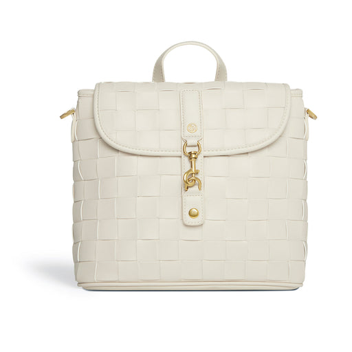 Rosie White Mini Vegan Backpack-0