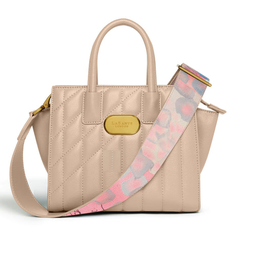 Mini Demi Tote Bag in Beige-1