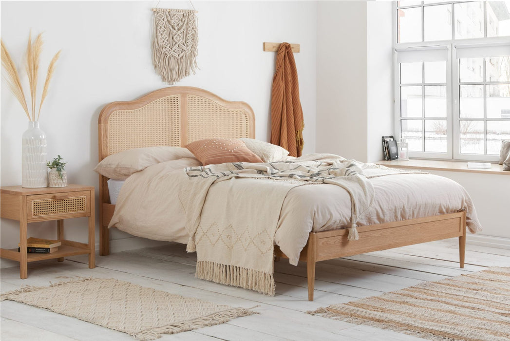 Leonie King Rattan Bed-0