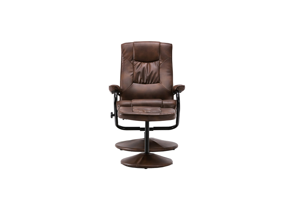 Memphis Swivel Chair & Footstool-5