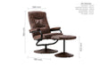 Memphis Swivel Chair & Footstool-6