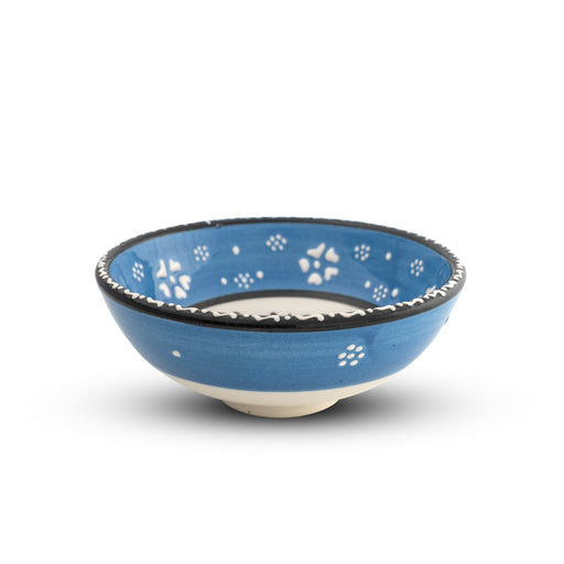 Handmade Ceramic Bowl Mexican Blur 12cm-0