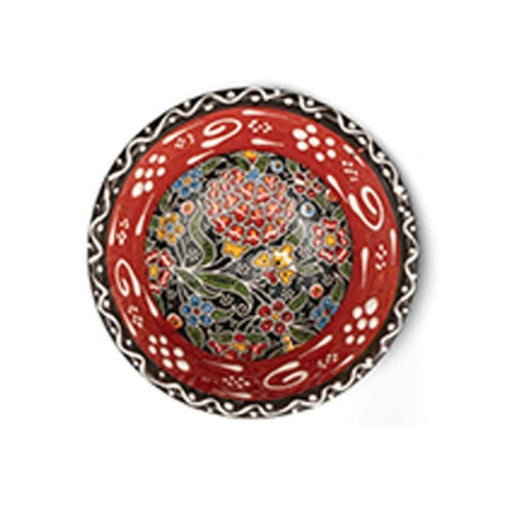 Handmade Ceramic Bowl Mexican Red 12cm-1