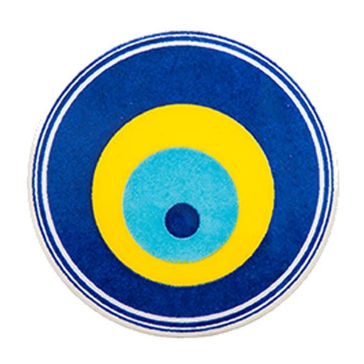 Ceramic Coaster Evil Eye 10cm-0