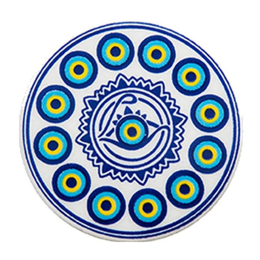 Ceramic Coaster Evil Eye 10cm-0