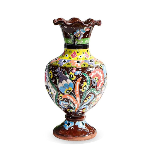 Ceramic Vase Tulip Brown-0