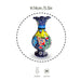 Ceramic Vase Tulip Blue-1