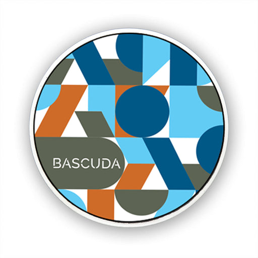 Ceramic Coaster Bascuda Logo 10cm-0