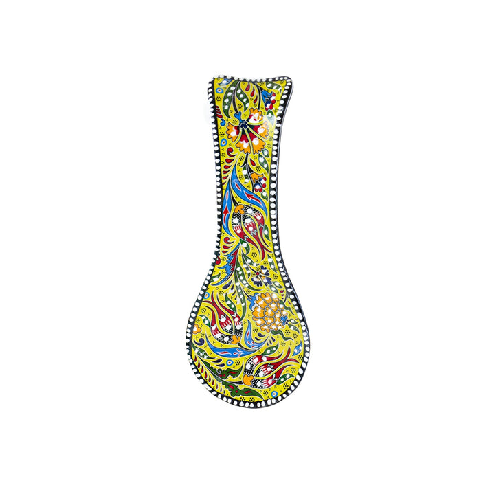 Ceramic Spoon Rest Tulip Yellow 24cm-2