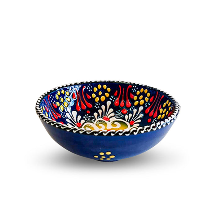 Handmade Ceramic Bowl Mexican Purple 12cm-0