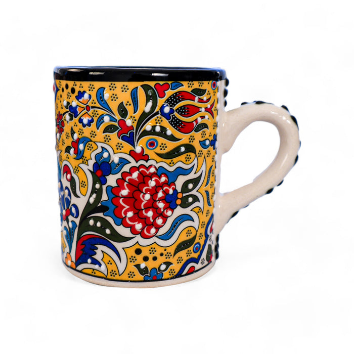 Ceramic Mug Tulip Yellow Red-0