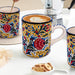 Ceramic Mug Tulip Yellow Red-3