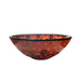 Handmade Ceramic Bowl Mexican Orange to Red 21cm-0