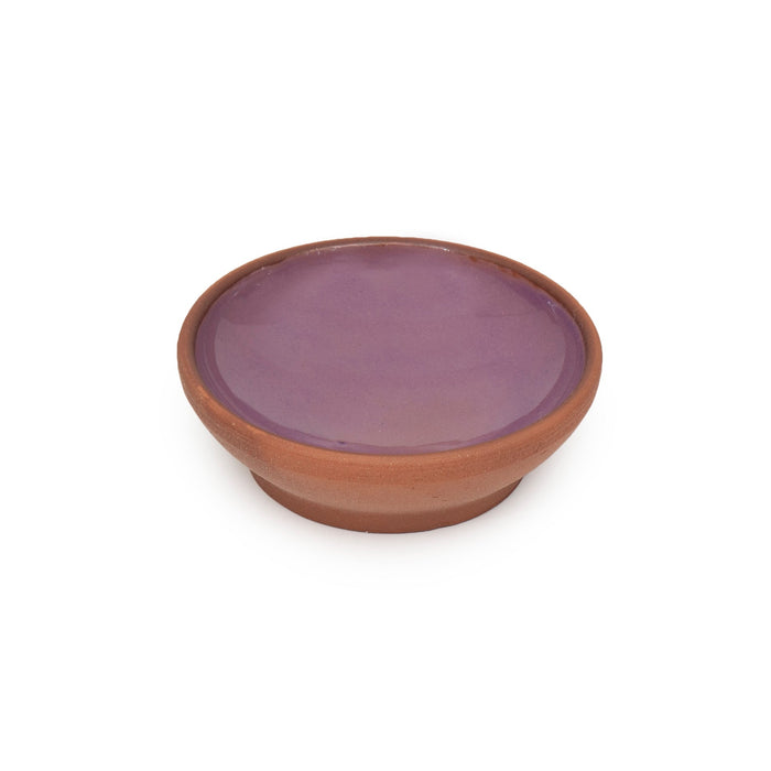 Handmade Ceramic Bowl Moroccan Purple 8cm-0