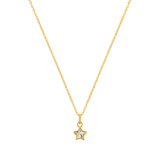 Divine Star Gold plated sterling silver Necklace-0